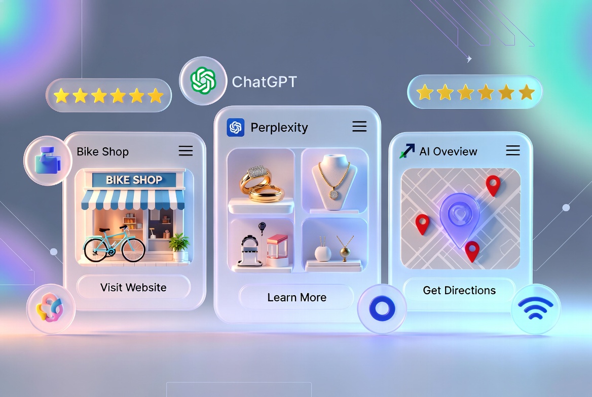 Local retail brands appearing across AI search and discovery platforms